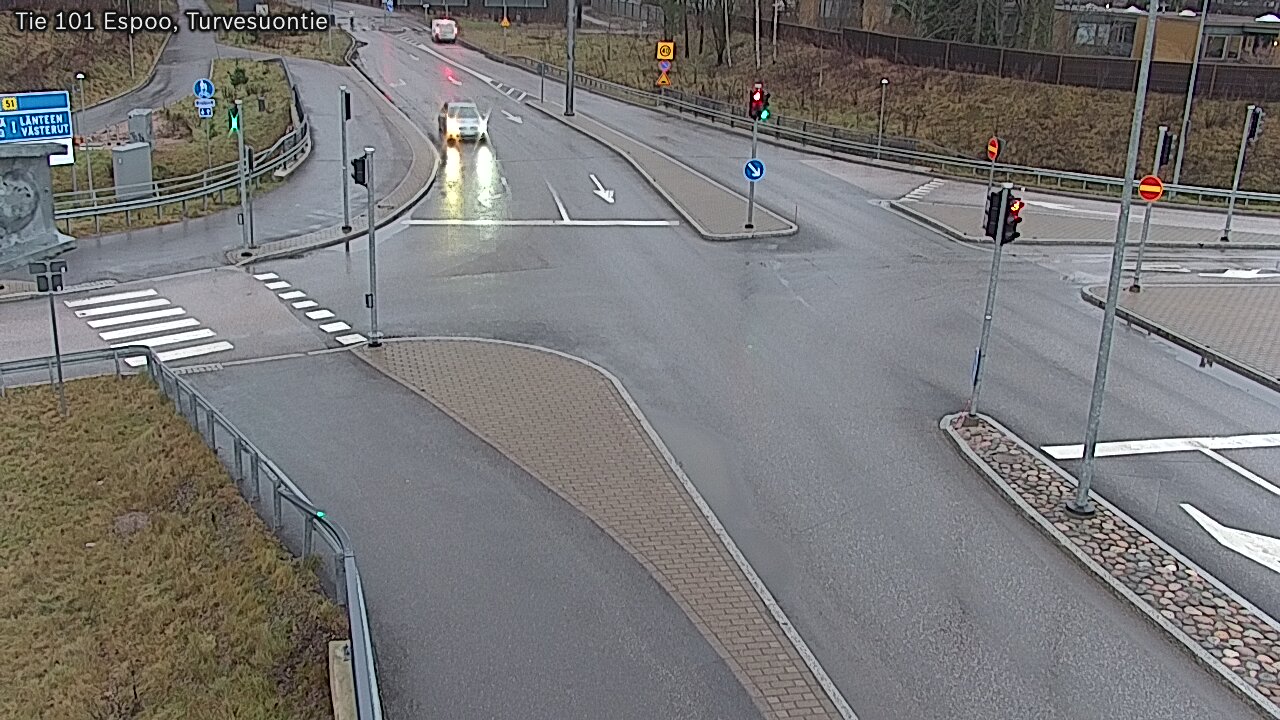Weather Camera Image Väg 101 Esbo Torvmossvägen, Espoo, Uusimaa