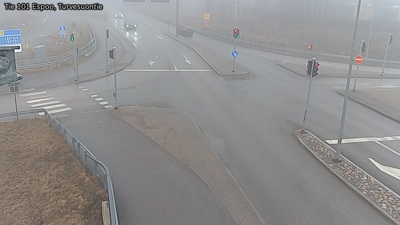 Weather Camera Image Väg 101 Esbo Torvmossvägen, Espoo, Uusimaa