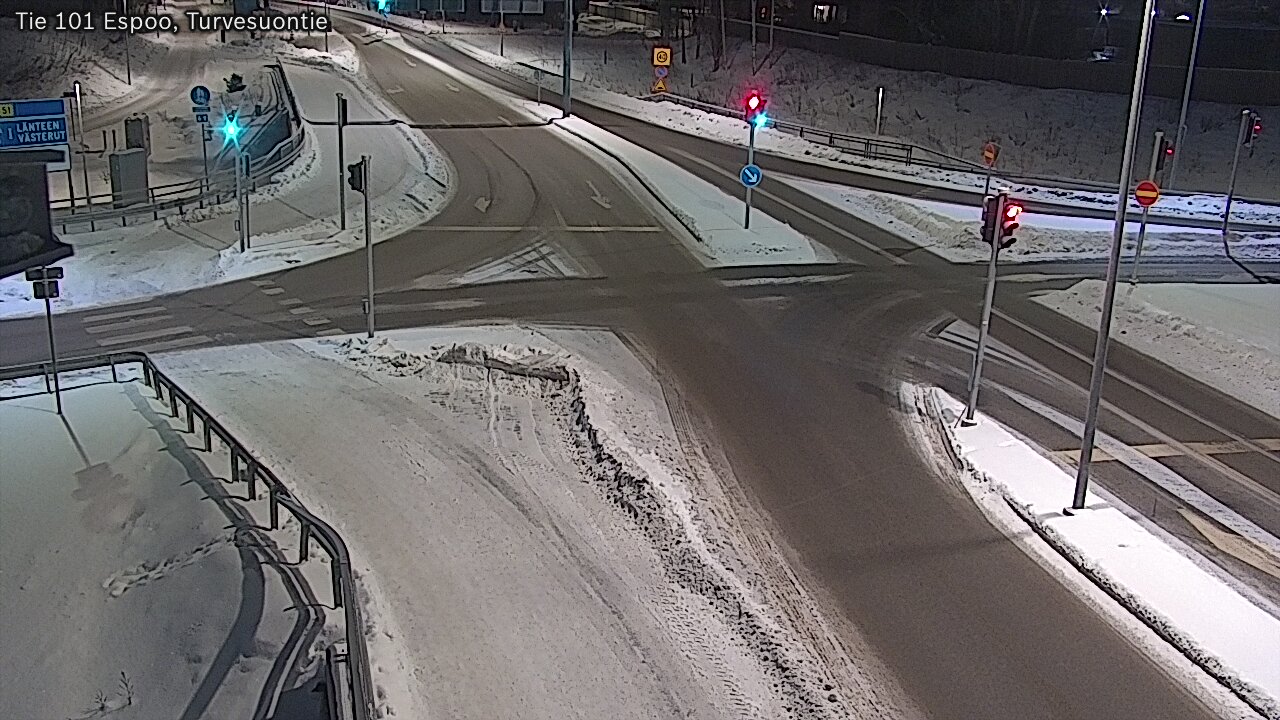 Weather Camera Image Road 101 Espoo Turvesuontie, Espoo, Uusimaa