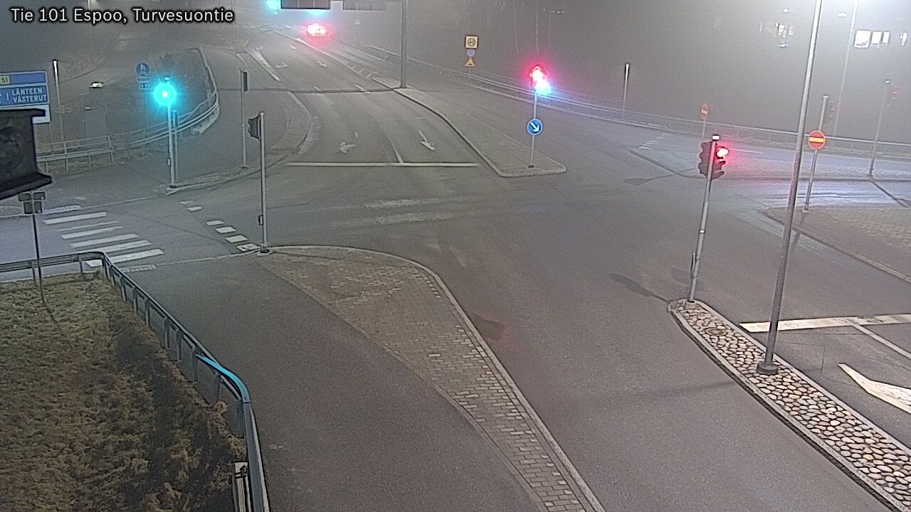 Weather Camera Image Road 101 Espoo Turvesuontie, Espoo, Uusimaa