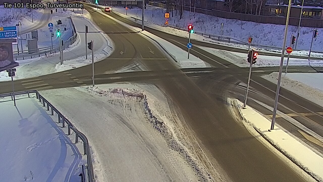Weather Camera Image Road 101 Espoo Turvesuontie, Espoo, Uusimaa
