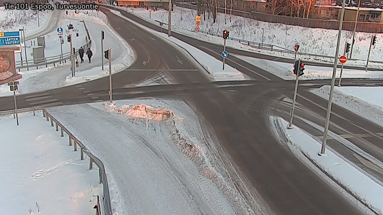 Weather Camera Image Road 101 Espoo Turvesuontie, Espoo, Uusimaa