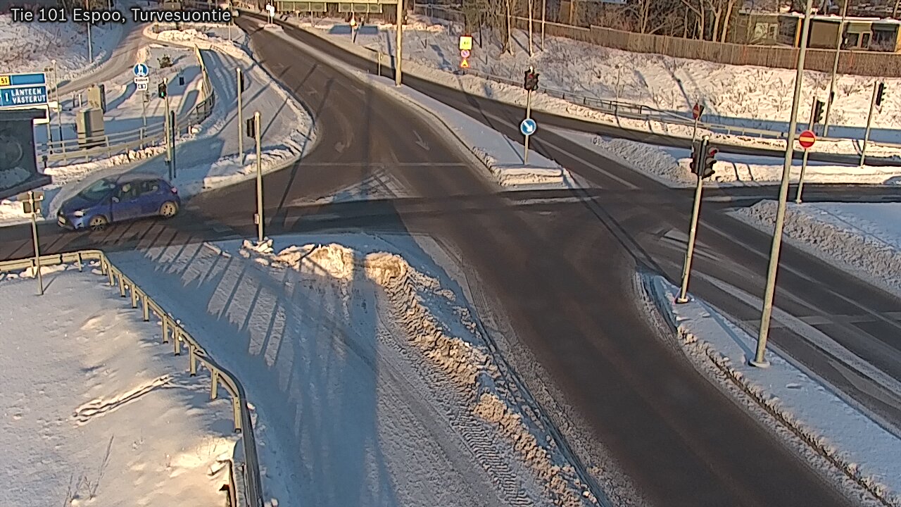 Weather Camera Image Road 101 Espoo Turvesuontie, Espoo, Uusimaa