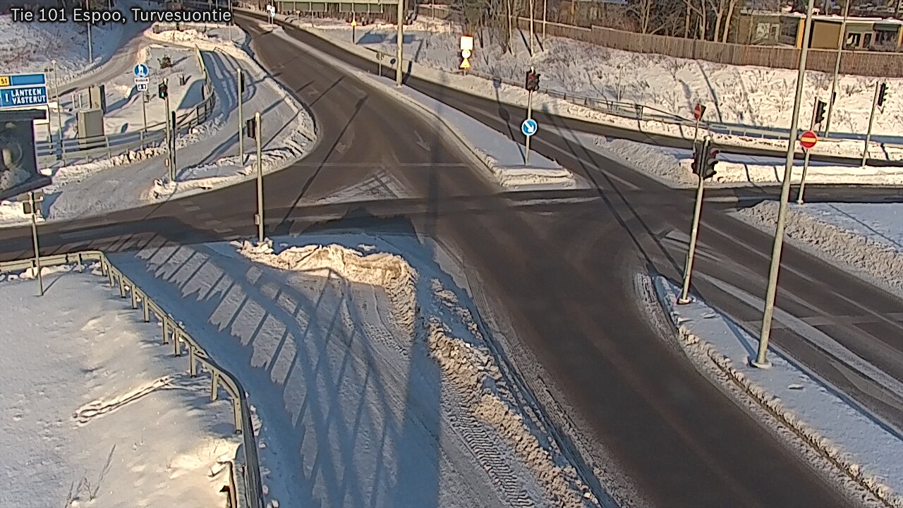 Weather Camera Image Road 101 Espoo Turvesuontie, Espoo, Uusimaa