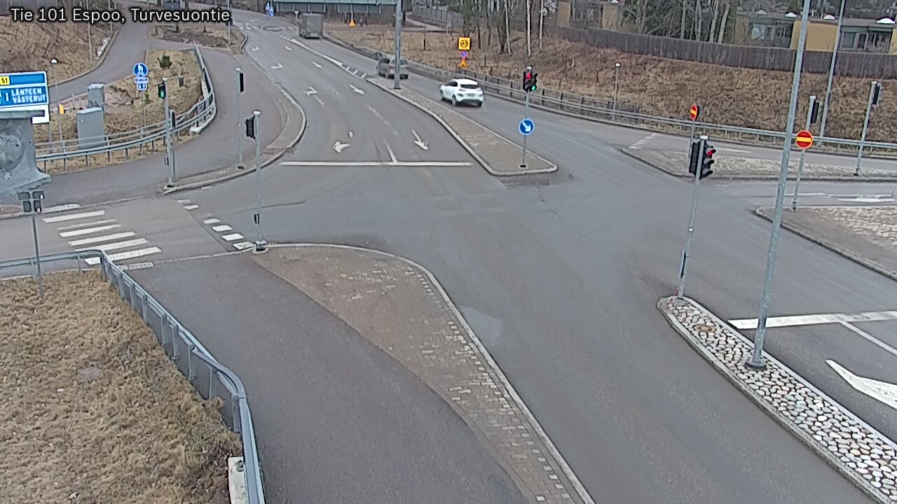 Weather Camera Image Väg 101 Esbo Torvmossvägen, Espoo, Uusimaa