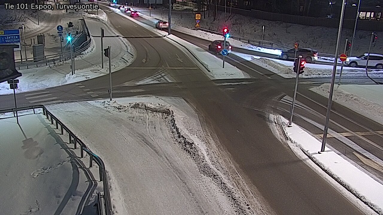 Weather Camera Image Road 101 Espoo Turvesuontie, Espoo, Uusimaa