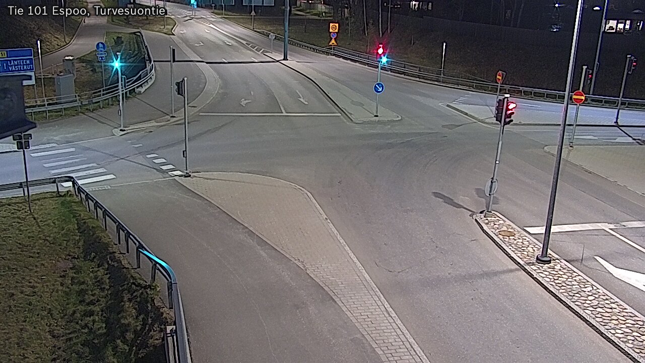 Weather Camera Image Road 101 Espoo Turvesuontie, Espoo, Uusimaa