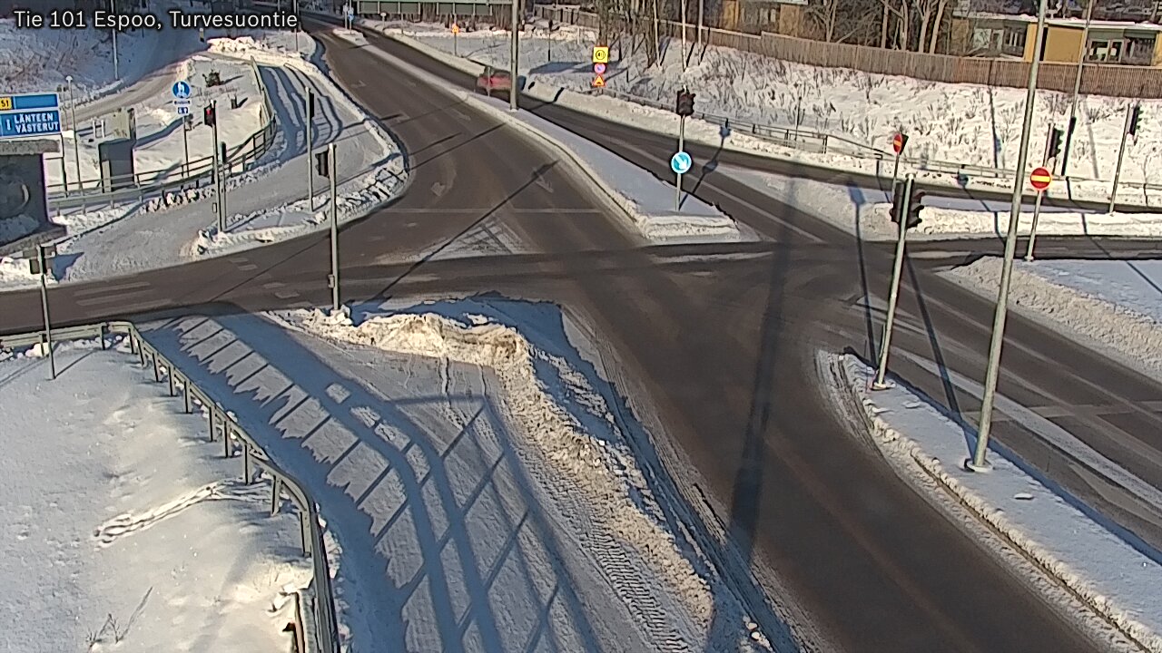 Weather Camera Image Road 101 Espoo Turvesuontie, Espoo, Uusimaa