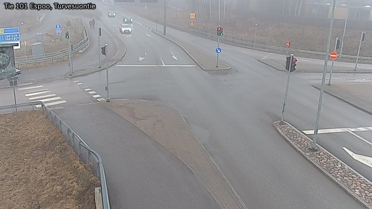 Weather Camera Image Väg 101 Esbo Torvmossvägen, Espoo, Uusimaa