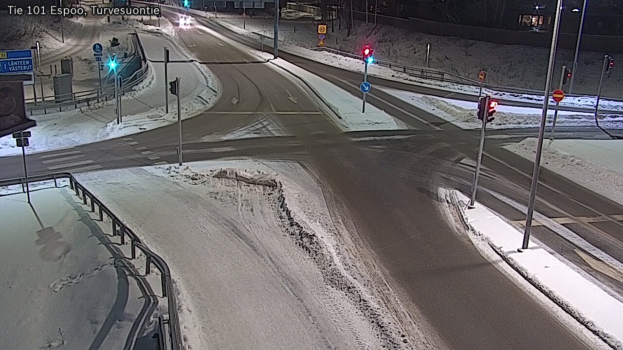 Weather Camera Image Road 101 Espoo Turvesuontie, Espoo, Uusimaa