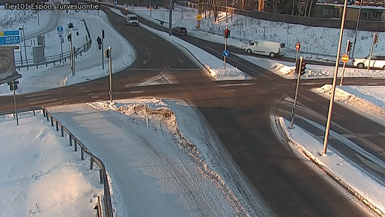 Weather Camera Image Road 101 Espoo Turvesuontie, Espoo, Uusimaa
