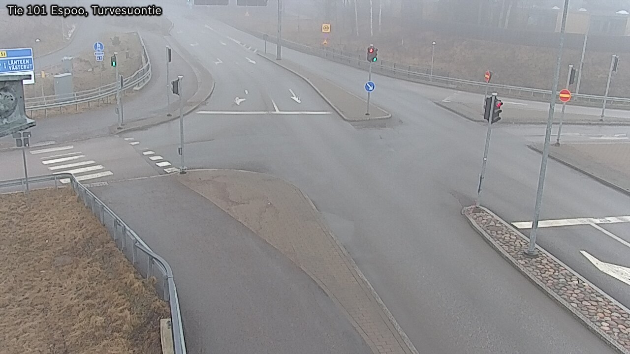 Weather Camera Image Väg 101 Esbo Torvmossvägen, Espoo, Uusimaa