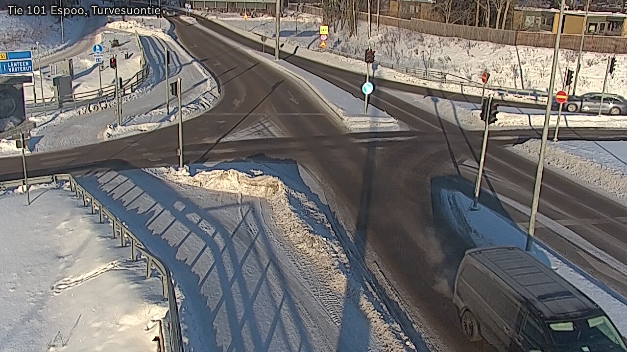 Weather Camera Image Road 101 Espoo Turvesuontie, Espoo, Uusimaa