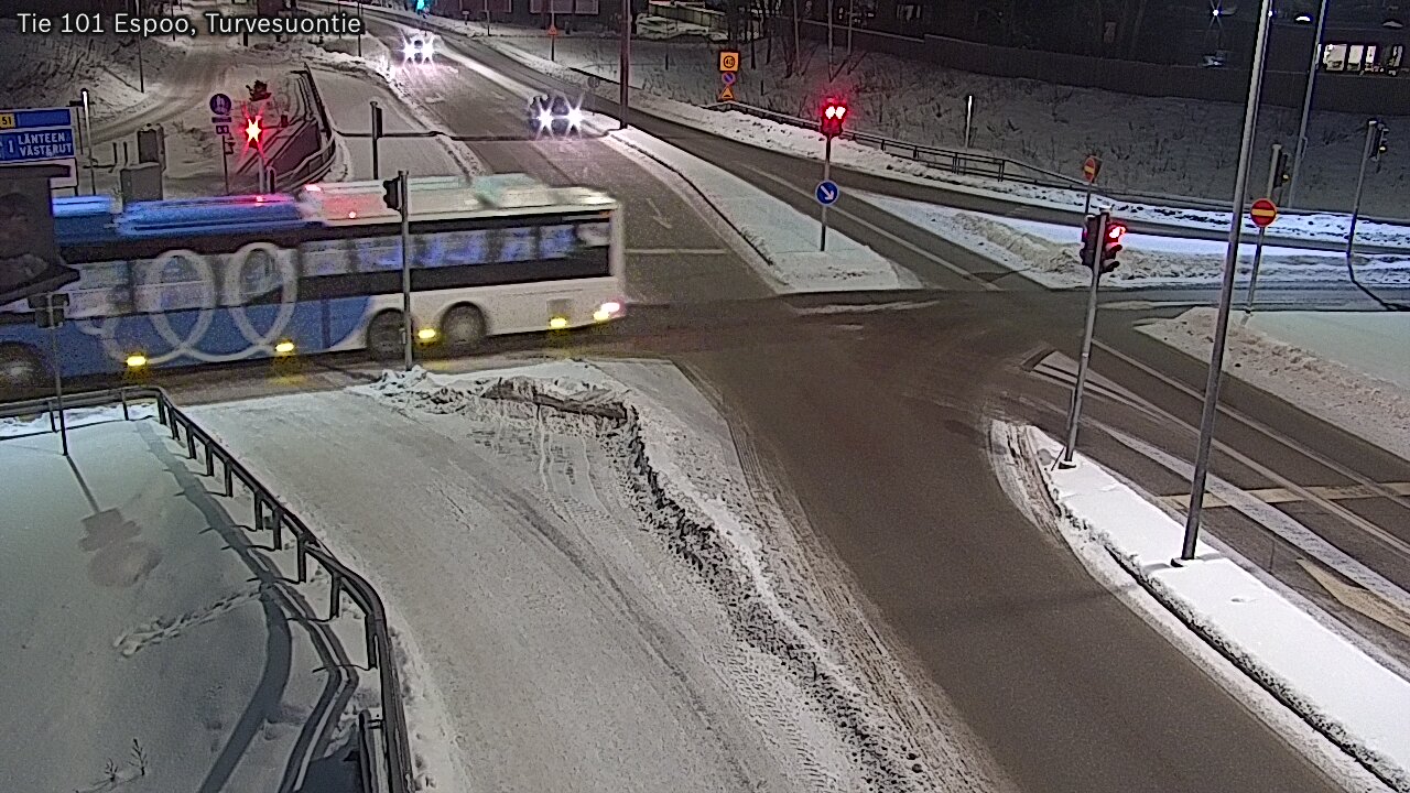 Weather Camera Image Road 101 Espoo Turvesuontie, Espoo, Uusimaa