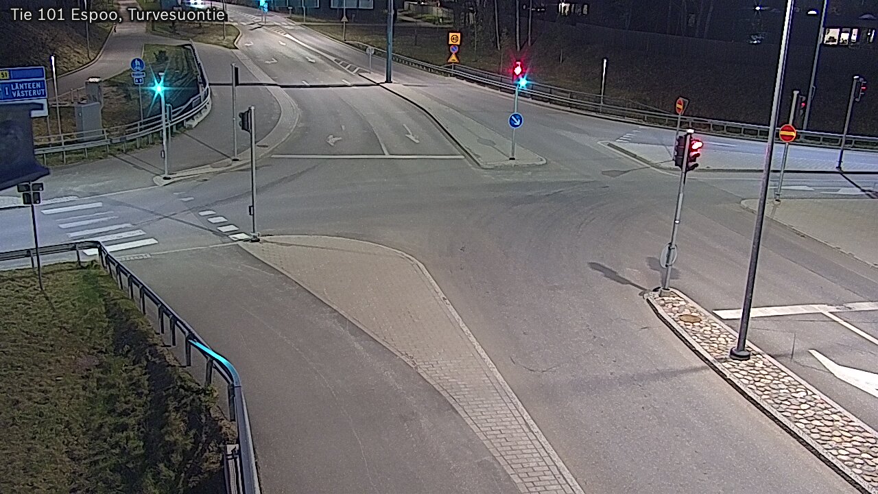 Weather Camera Image Road 101 Espoo Turvesuontie, Espoo, Uusimaa