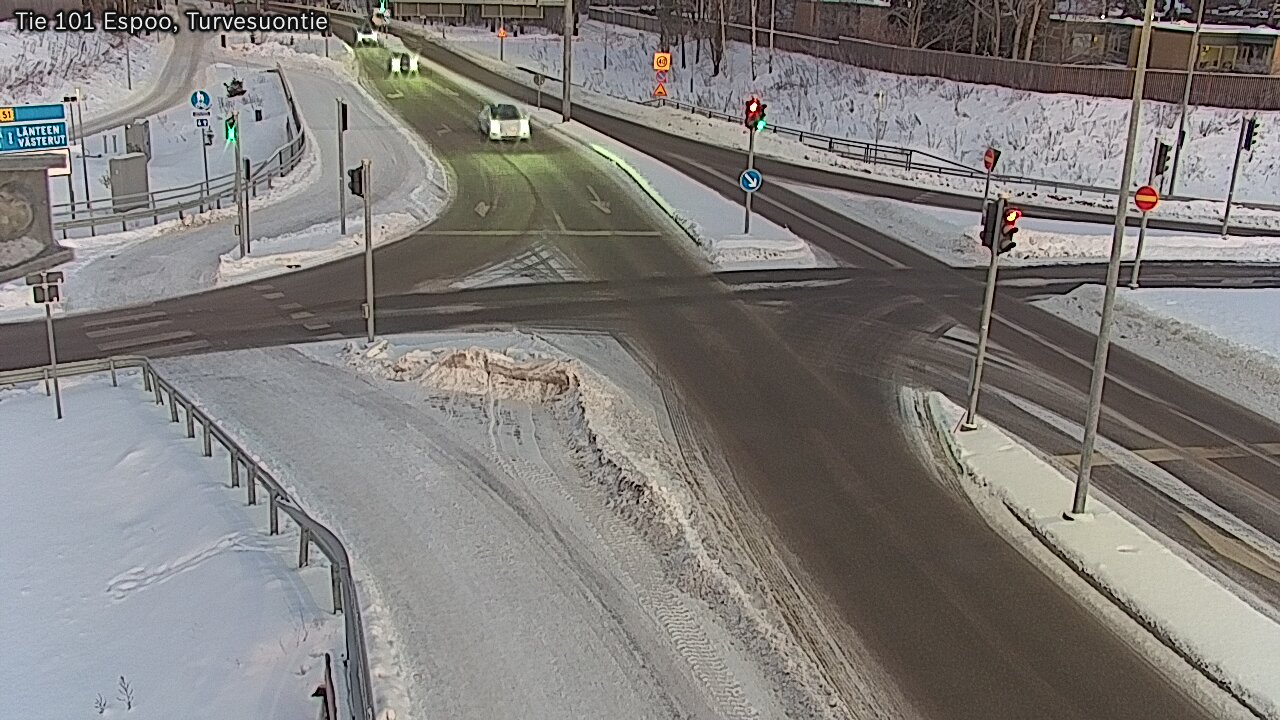 Weather Camera Image Road 101 Espoo Turvesuontie, Espoo, Uusimaa