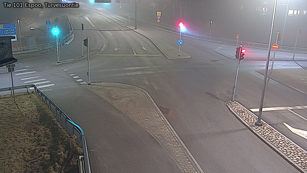 Weather Camera Image Road 101 Espoo Turvesuontie, Espoo, Uusimaa
