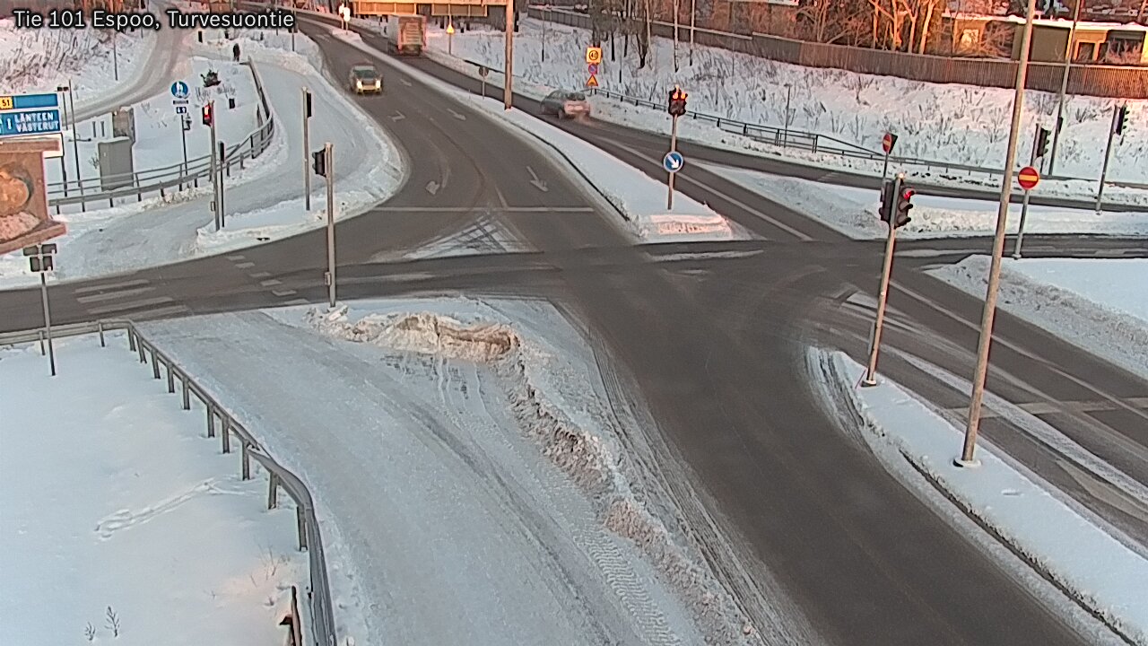 Weather Camera Image Road 101 Espoo Turvesuontie, Espoo, Uusimaa