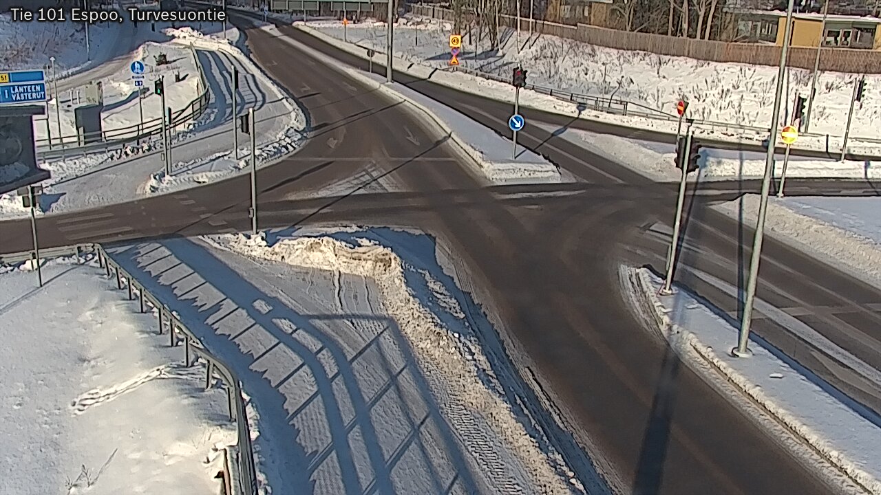 Weather Camera Image Road 101 Espoo Turvesuontie, Espoo, Uusimaa