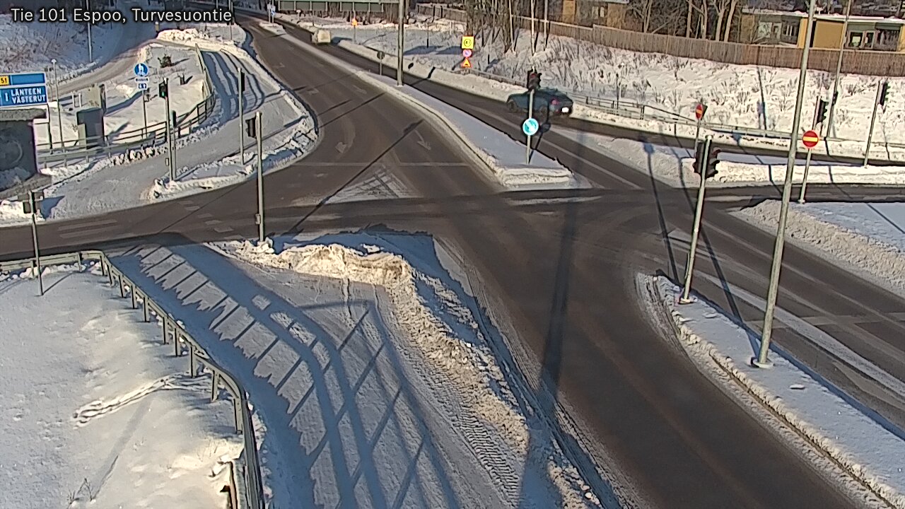 Weather Camera Image Road 101 Espoo Turvesuontie, Espoo, Uusimaa