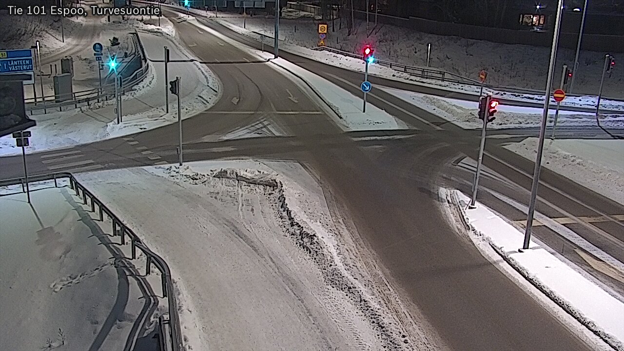 Weather Camera Image Road 101 Espoo Turvesuontie, Espoo, Uusimaa