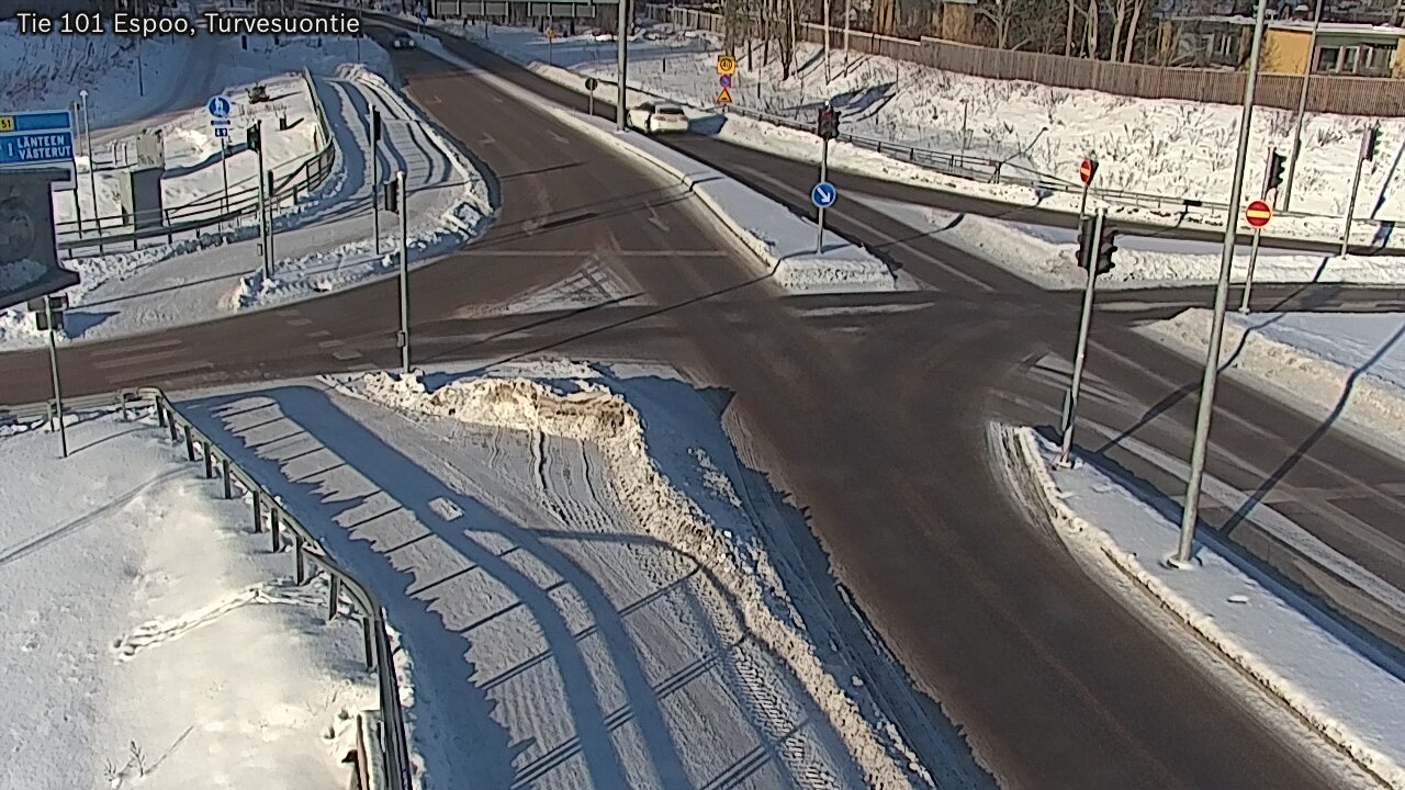 Weather Camera Image Road 101 Espoo Turvesuontie, Espoo, Uusimaa