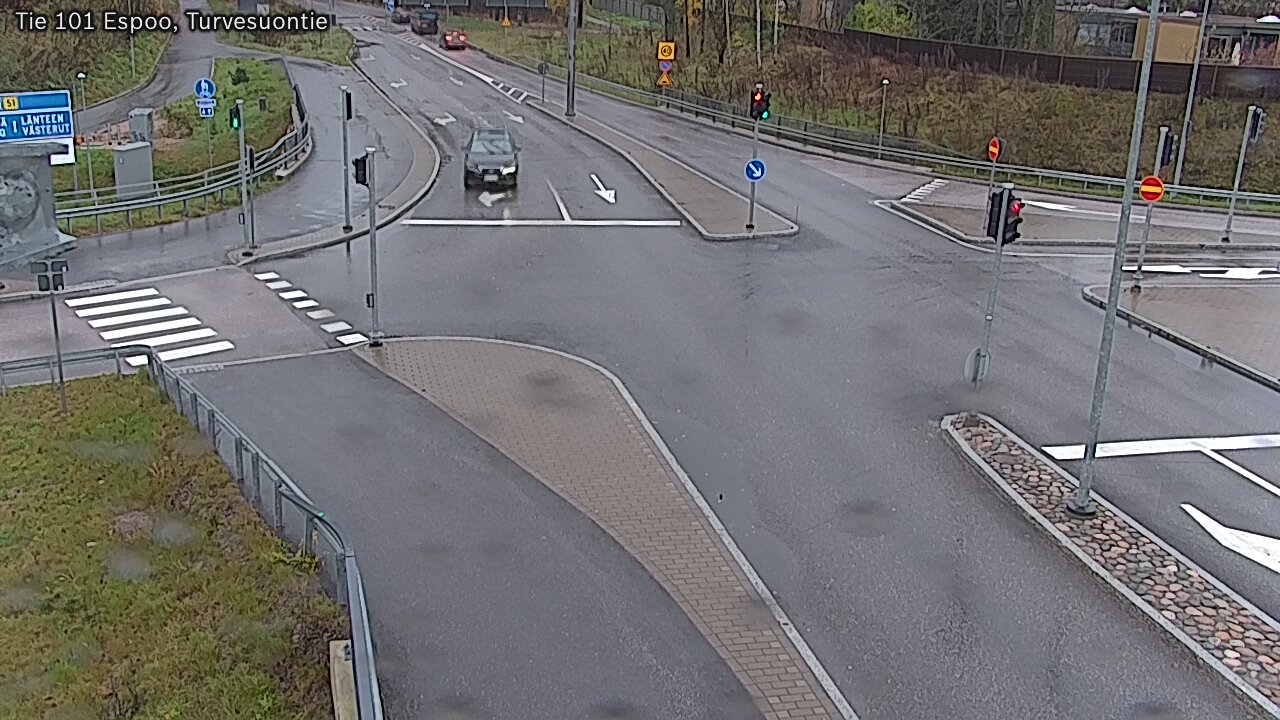 Weather Camera Image Road 101 Espoo Turvesuontie, Espoo, Uusimaa