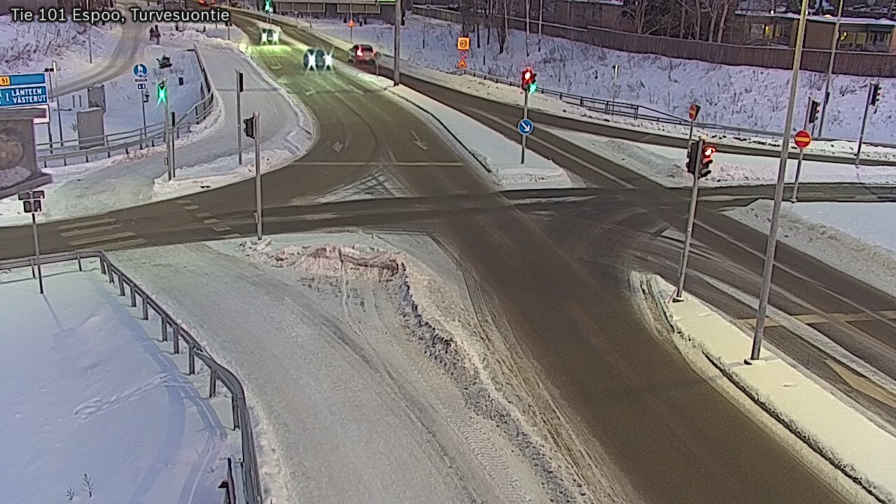 Weather Camera Image Road 101 Espoo Turvesuontie, Espoo, Uusimaa