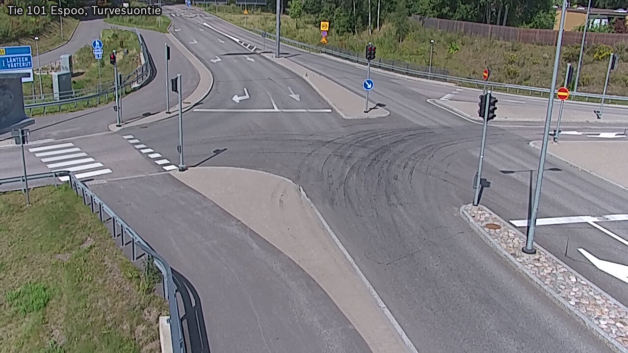 Weather Camera Image Road 101 Espoo Turvesuontie, Espoo, Uusimaa