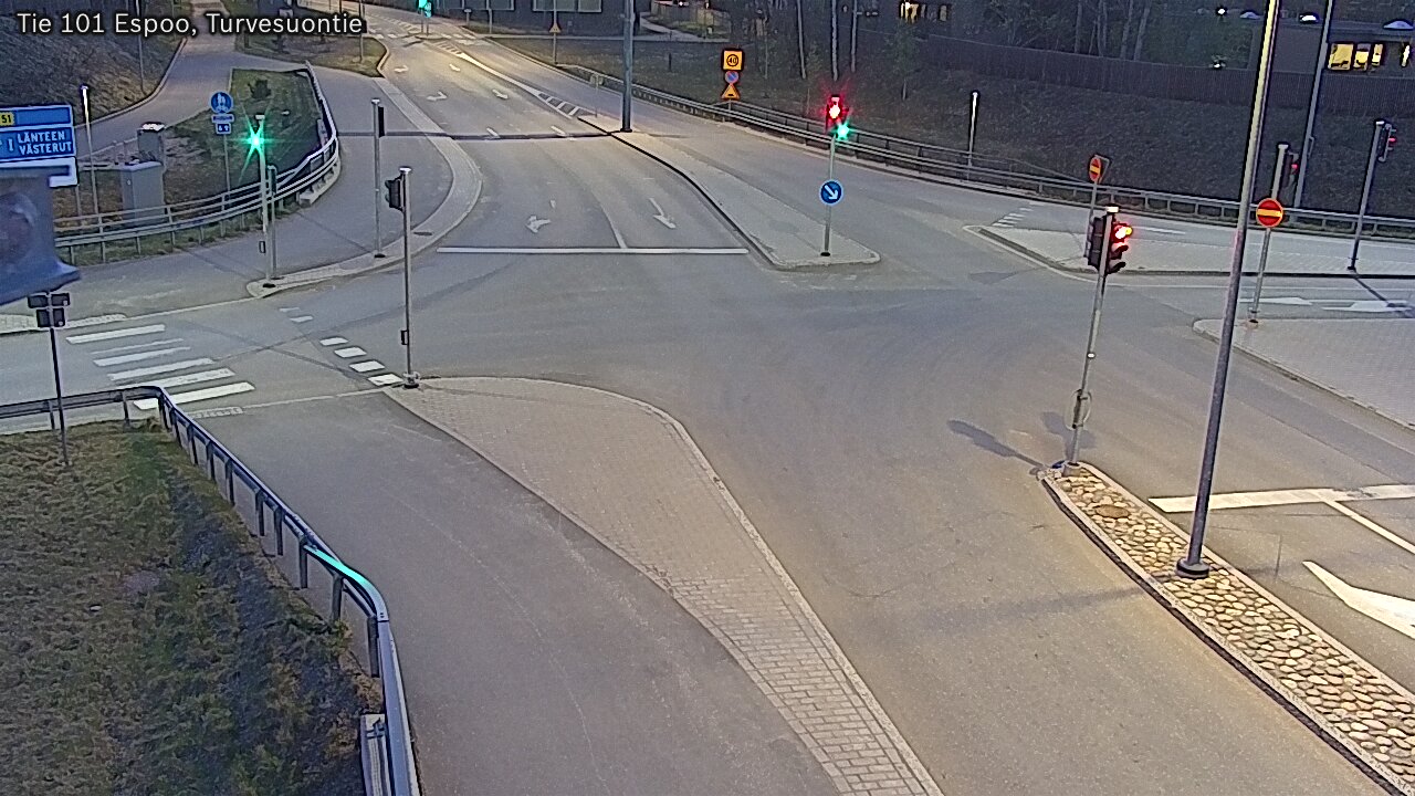 Weather Camera Image Road 101 Espoo Turvesuontie, Espoo, Uusimaa