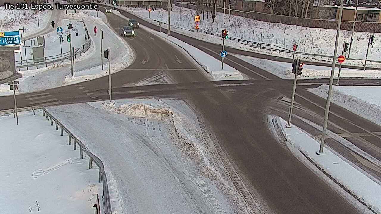 Weather Camera Image Road 101 Espoo Turvesuontie, Espoo, Uusimaa