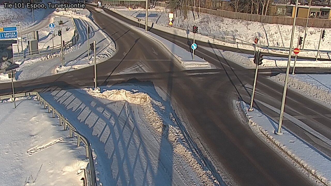Weather Camera Image Road 101 Espoo Turvesuontie, Espoo, Uusimaa