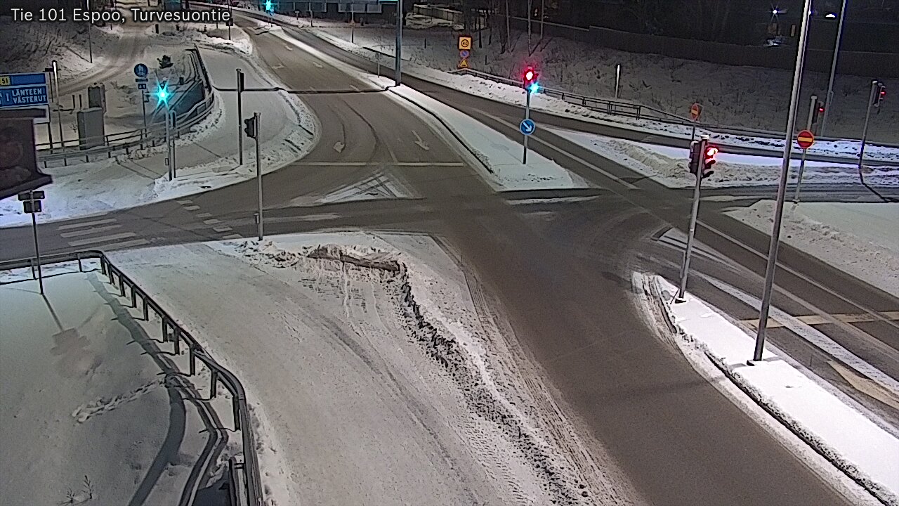 Weather Camera Image Road 101 Espoo Turvesuontie, Espoo, Uusimaa