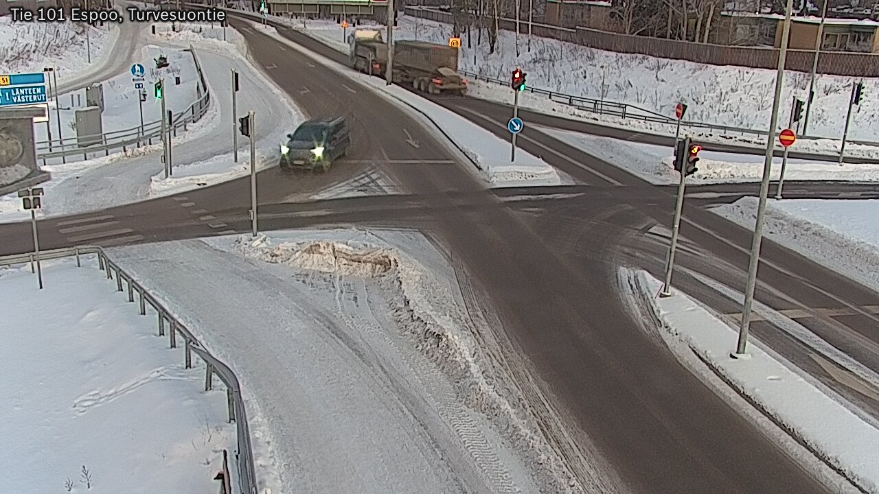 Weather Camera Image Road 101 Espoo Turvesuontie, Espoo, Uusimaa