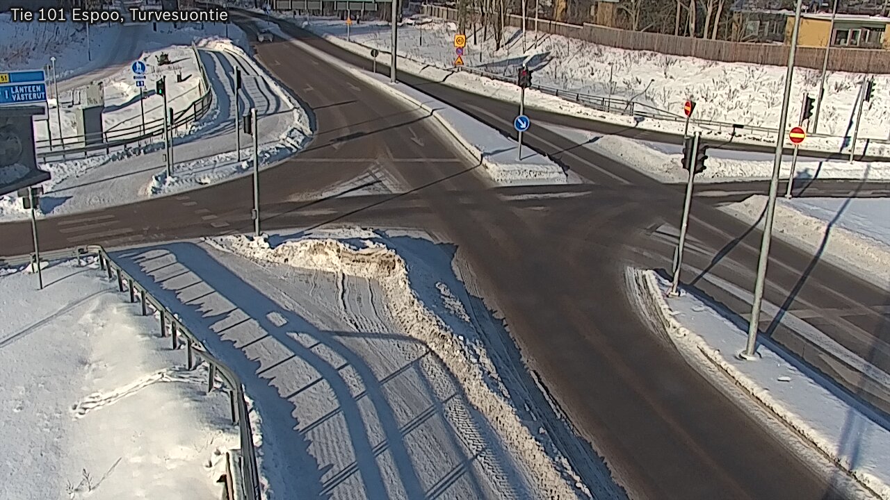 Weather Camera Image Road 101 Espoo Turvesuontie, Espoo, Uusimaa