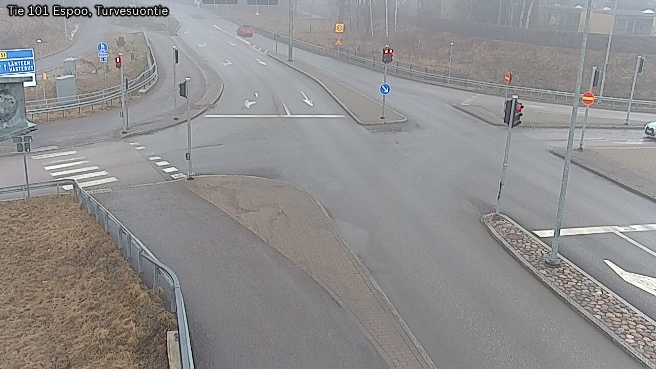 Weather Camera Image Väg 101 Esbo Torvmossvägen, Espoo, Uusimaa