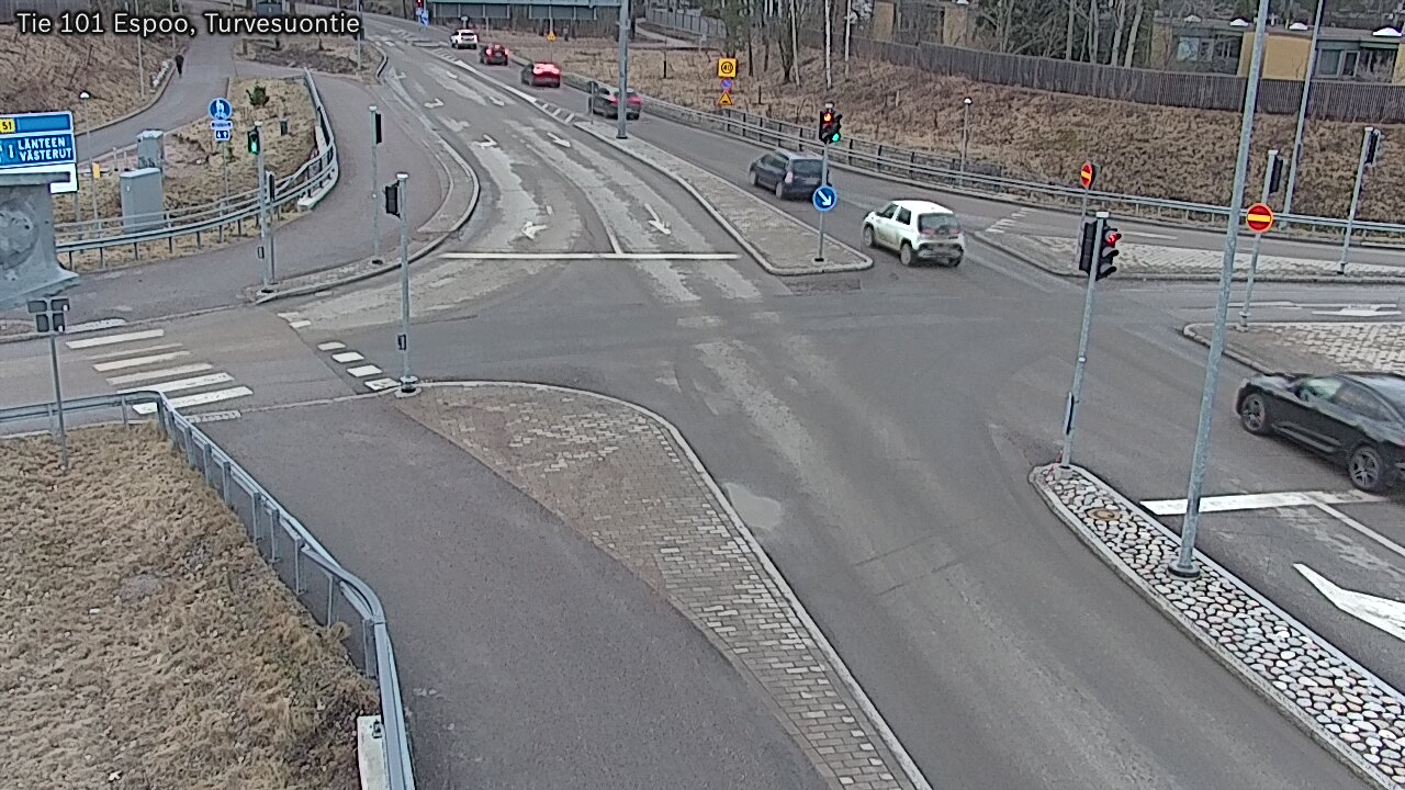 Weather Camera Image Väg 101 Esbo Torvmossvägen, Espoo, Uusimaa