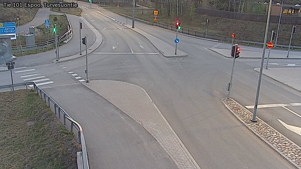 Weather Camera Image Road 101 Espoo Turvesuontie, Espoo, Uusimaa
