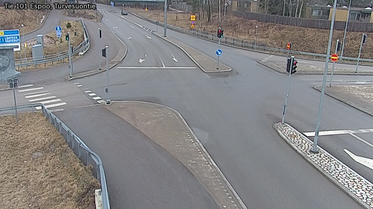 Weather Camera Image Väg 101 Esbo Torvmossvägen, Espoo, Uusimaa