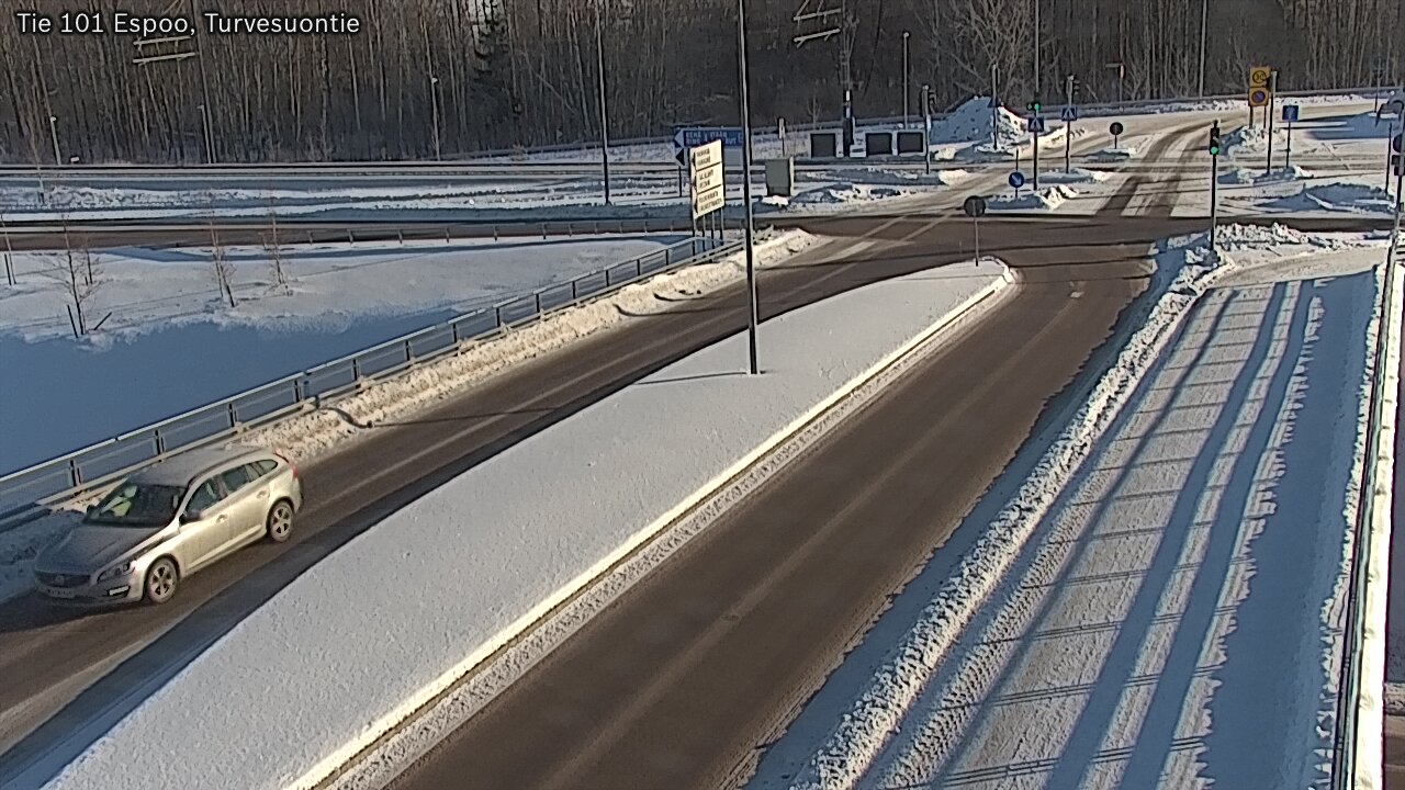 Weather Camera Image Road 101 Espoo Turvesuontie, Espoo, Uusimaa