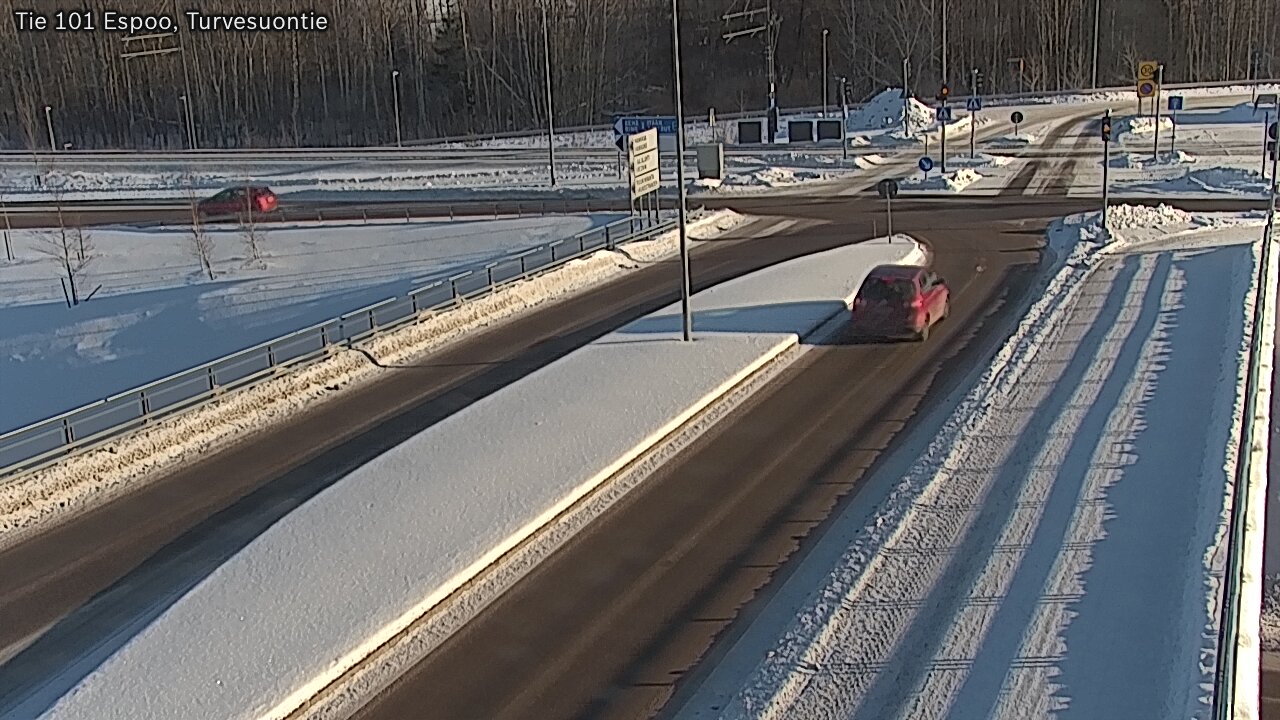 Weather Camera Image Road 101 Espoo Turvesuontie, Espoo, Uusimaa