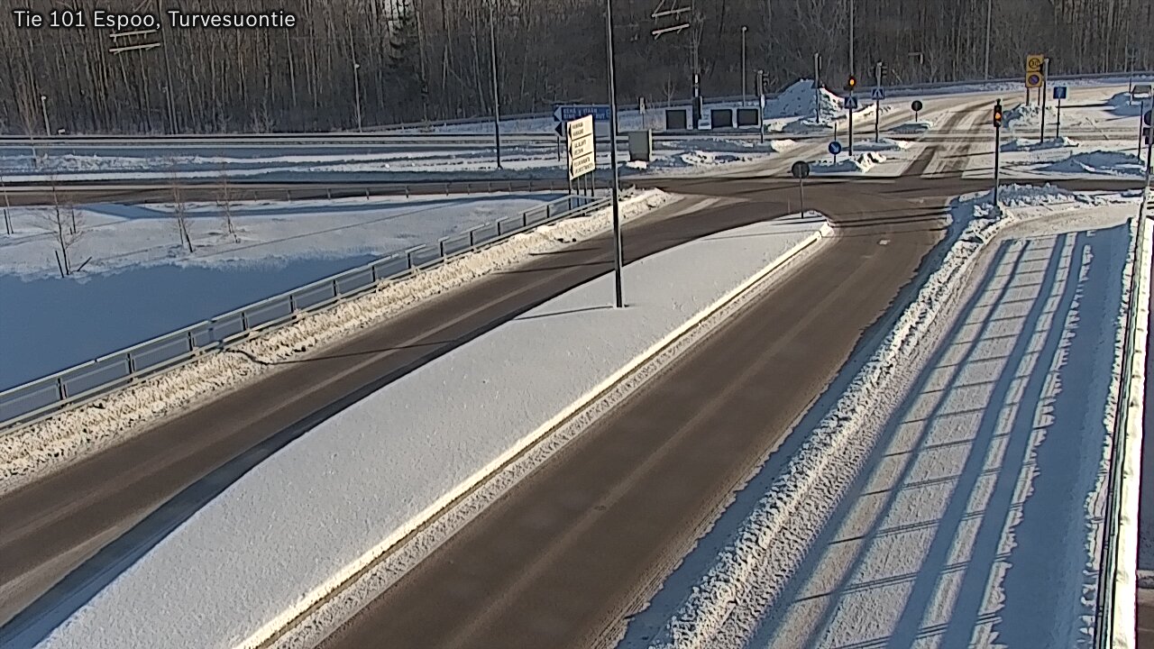 Weather Camera Image Road 101 Espoo Turvesuontie, Espoo, Uusimaa