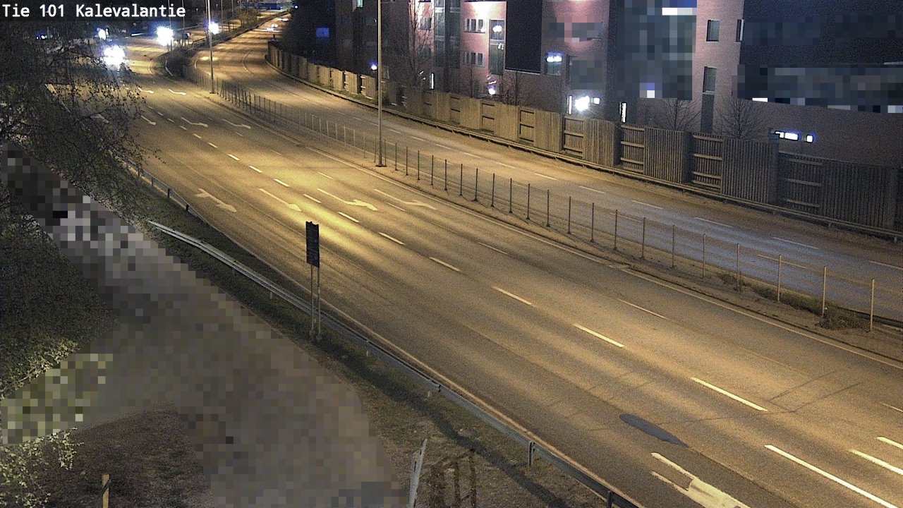 Weather Camera Image Väg 101 Kalevalantie, Espoo, Uusimaa