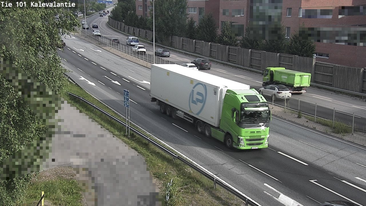Weather Camera Image Väg 101 Kalevalantie, Espoo, Uusimaa