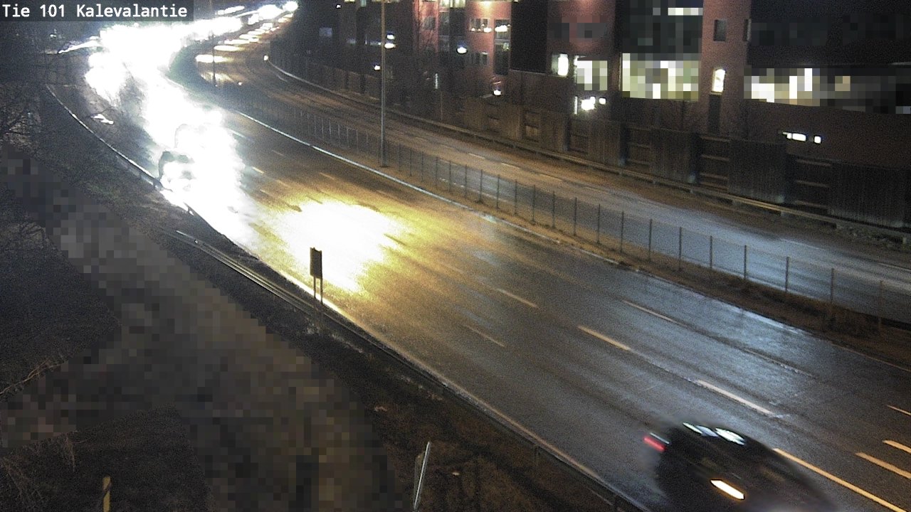 Weather Camera Image Väg 101 Kalevalantie, Espoo, Uusimaa