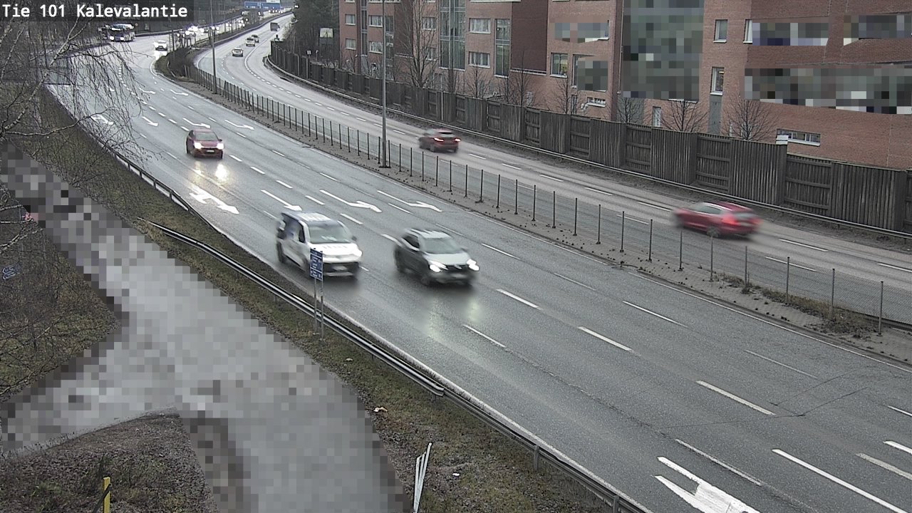 Weather Camera Image Road 101 Kalevalantie, Espoo, Uusimaa