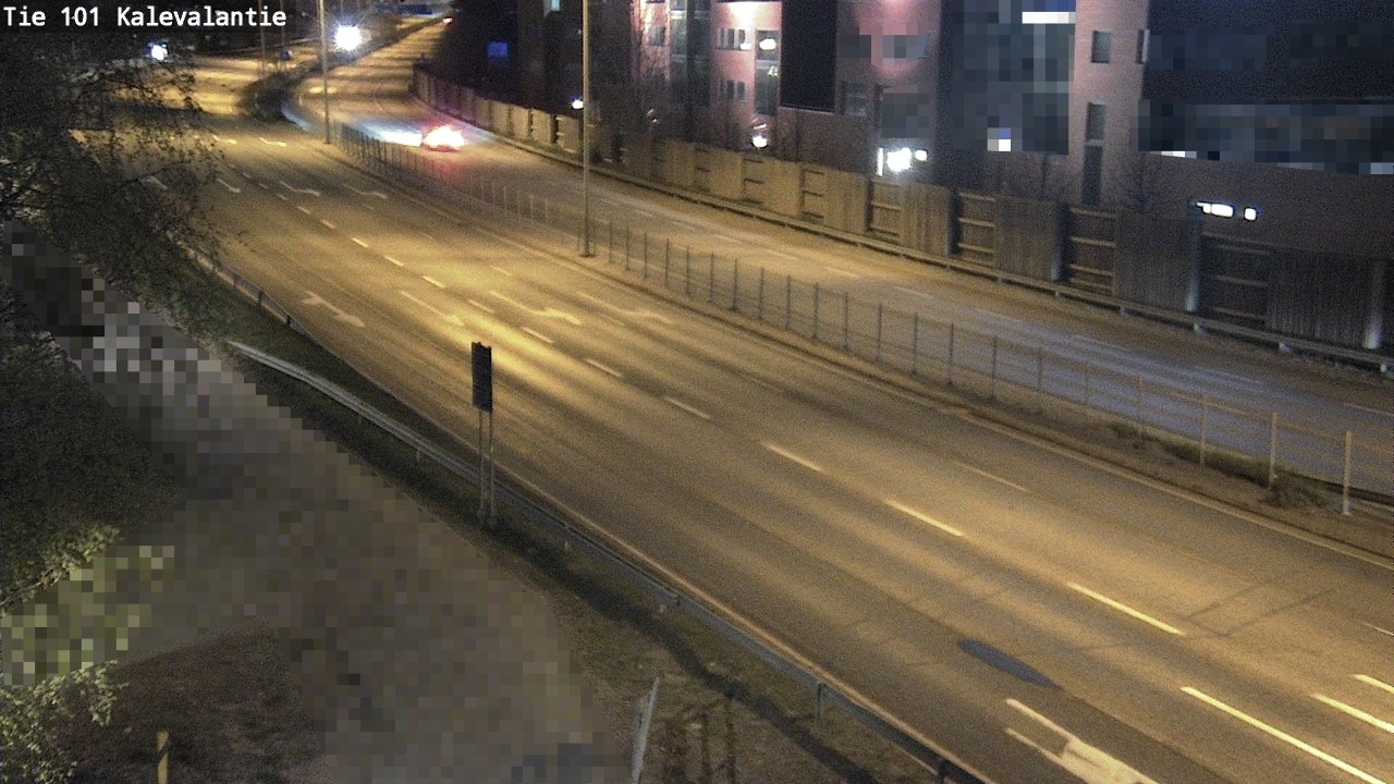 Weather Camera Image Väg 101 Kalevalantie, Espoo, Uusimaa