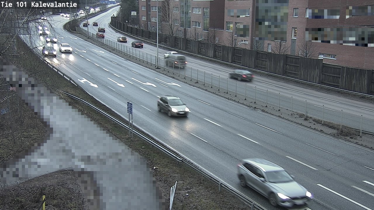 Weather Camera Image Road 101 Kalevalantie, Espoo, Uusimaa
