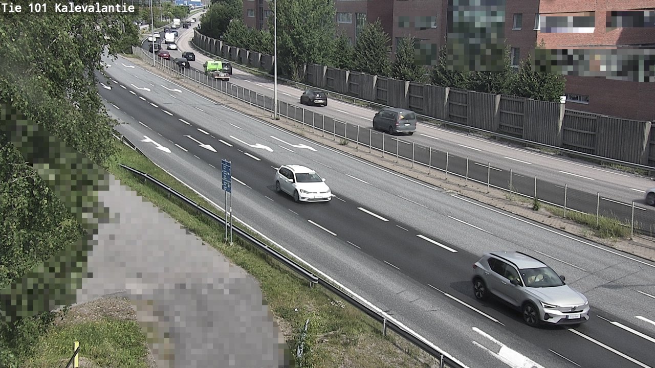 Weather Camera Image Road 101 Kalevalantie, Espoo, Uusimaa