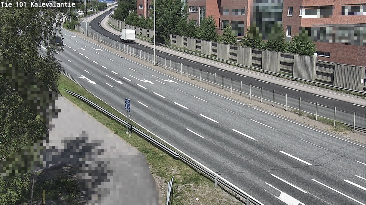 Weather Camera Image Väg 101 Kalevalantie, Espoo, Uusimaa